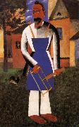 Kasimir Malevich Holidayer Spain oil painting artist